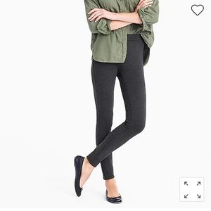 J.crew Pixie dark gray grey elastic waist pants Sz 2R